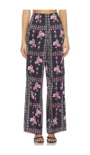 Misa Rita Pant In Black