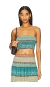 Misa Roksana Top In Blue