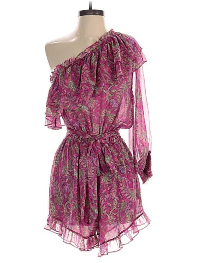 Pre-owned Misa Romper In Purple