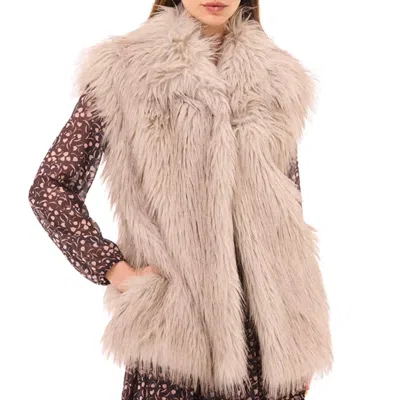 Misa Ryleigh Vest In Grey In Neutral