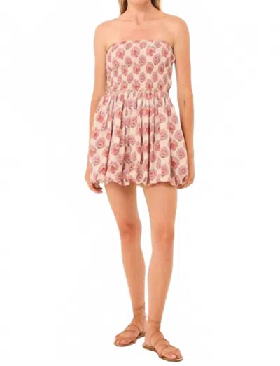 Misa Sadie Mini Dress In Paisley Block In Multi