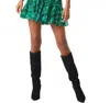 Misa Saffie Dress In Emerald Abstract In Green