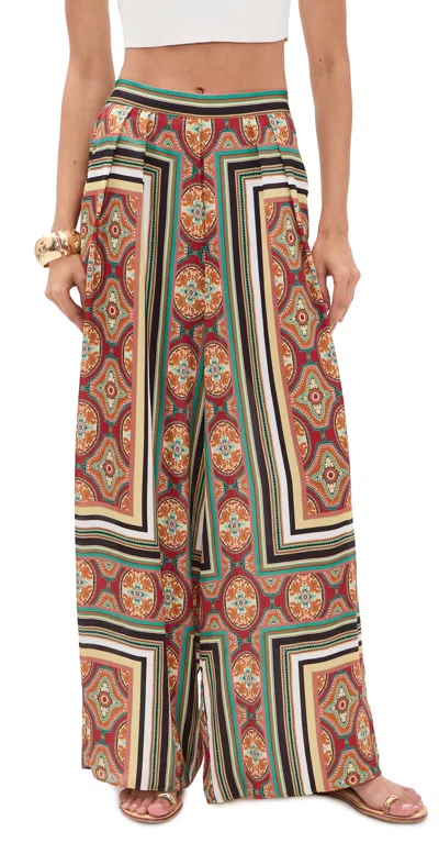 Misa Selena Pants Majorelle Scarf In Multi