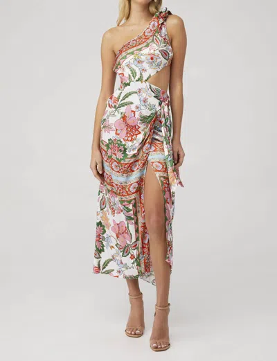 Misa Serina Dress In Casablanca Border In Multi