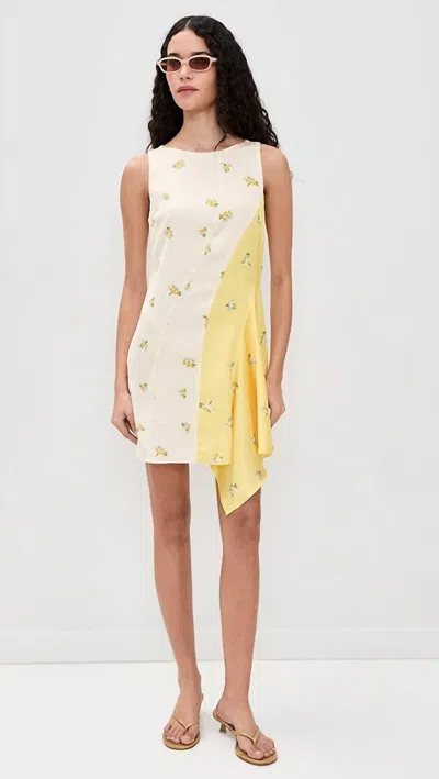 Misa Sheree Dress In Spaced Ditsy Mix In Multi