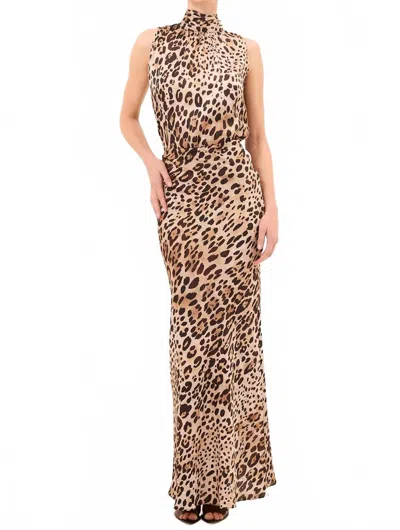 Misa Sierra Skirt In Leopard Print In Animal Print