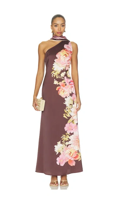 Misa Silva Dress In Brown