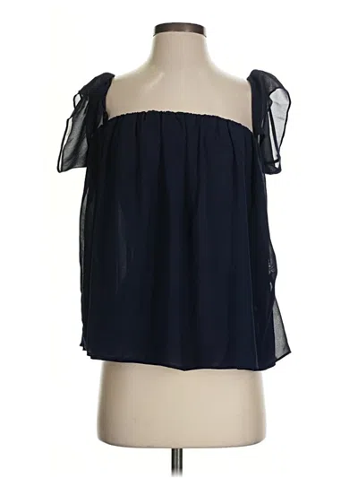 Pre-owned Misa Sleeveless Blouse In Blue