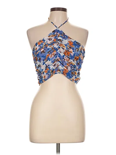 Pre-owned Misa Sleeveless Blouse In Blue