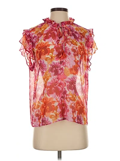 Pre-owned Misa Sleeveless Blouse In Orange