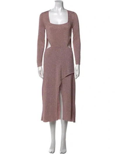 Pre-owned Misa Square Neckline Knee-length Dress W/ Tags