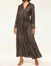 Misa Stevie Dress Go West In Geo Mix In Multi