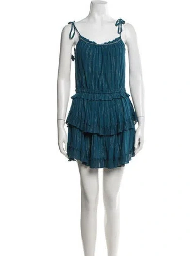 Pre-owned Misa Striped Mini Dress