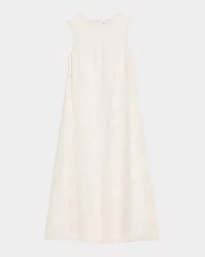 Misa Sylvie Crochet Maxi Dress In Black