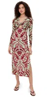 Misa Tamar Dress Vintage Botanical Msh Mx In Multi