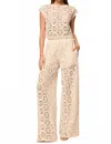 Misa Terra Crochet Pants In Summer Crochet In Neutral