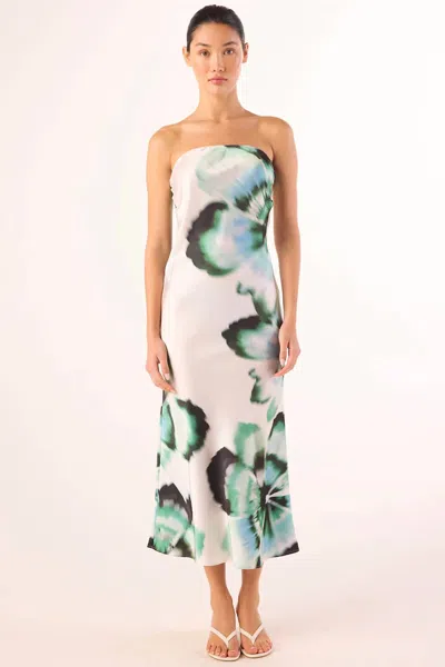 Misa Thara Dress In Verdant In Multi