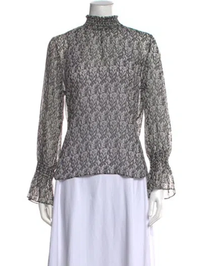 Pre-owned Misa Top In Black