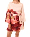 Misa Twiggy Mini Dress In Peony Love In Multi