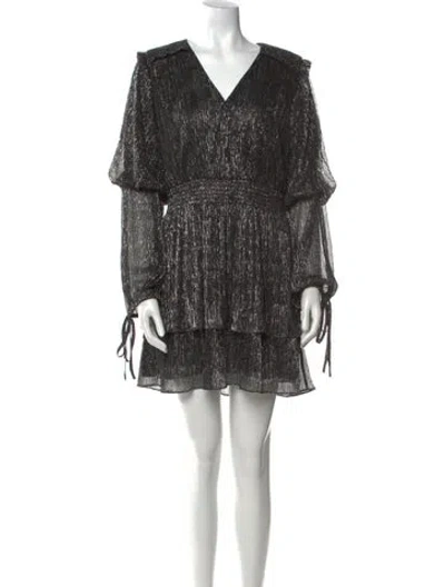 Pre-owned Misa V-neck Mini Dress