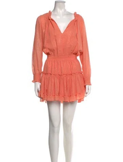 Pre-owned Misa V-neck Mini Dress