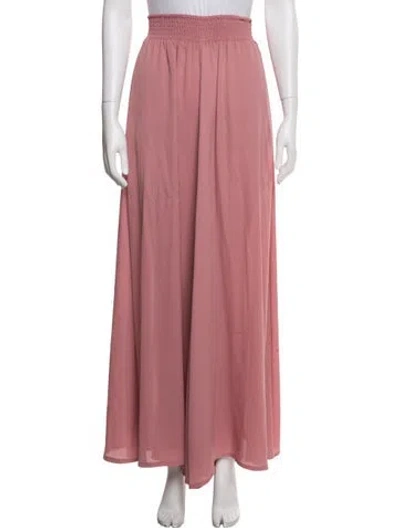 Pre-owned Misa Wide Leg Pants In Brown