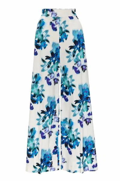 Misa Women's Billie Pant In Blurred Bouquet In Multi