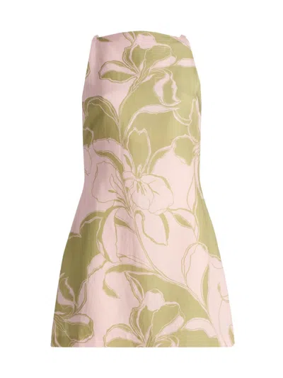 Misa Women's Ellu Floral A-line Minidress In Multi