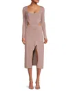 Misa Women's Minka Cutout Knit Dress In Rose