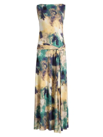 Misa Women's Safira Printed Maxi Dress In Multi