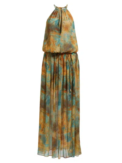 Misa Women's Tazia Abstract-print Maxi Dress In Multi