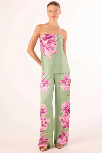 Misa Women's Yassi Top In Flora In Green