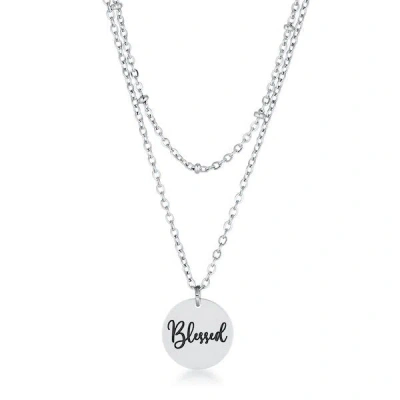 Misayo House Women's Blessed Necklace - Silver In Metallic