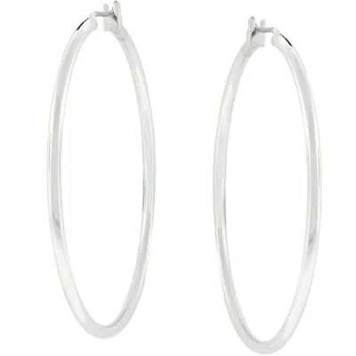Misayo House Women's Donna Classic Hoops - Silver In Metallic