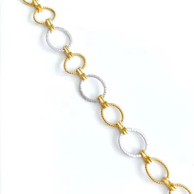 Misayo House Women's Silver / Gold Bunmi Bracelet Gold, Silver In Metallic