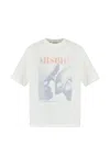 Misbhv 그래픽 프린트 티셔츠 In White
