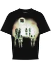 Misbhv Black Sunrise T-shirt In Black