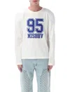 Misbhv 95 Longsleeve Graphic Printed Sweater In White