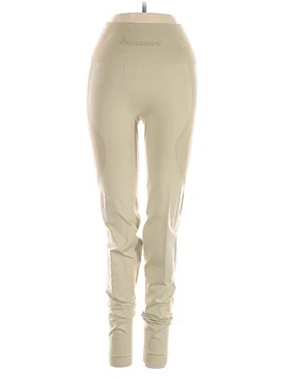 Pre-owned Misbhv Active Pants In Ivory