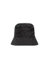 Misbhv All-over Monogram-pattern Bucket Hat In Black