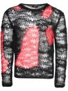 Misbhv Antwerp Hand-knit Jumper In Black