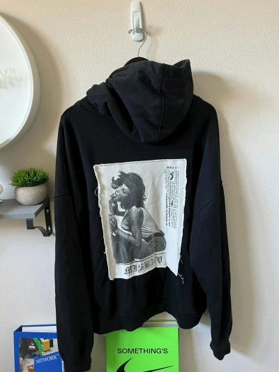 Pre-owned Misbhv Archive Patch Hoodie In Black