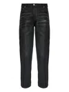 Misbhv Austin Coated Jeans In Black