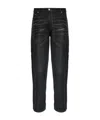 Misbhv Austin Coated Jeans In Black
