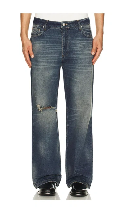 Misbhv Austin Pacific Wash Jeans In Blue