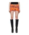 Misbhv Balletcore Mesh Skirt In Black