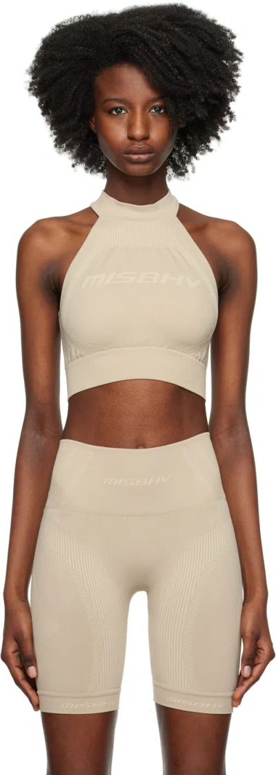 Misbhv Beige Halter Top