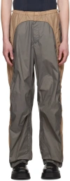 Misbhv Beige Jordan Barrett Edition Paneled Track Pants In Beige