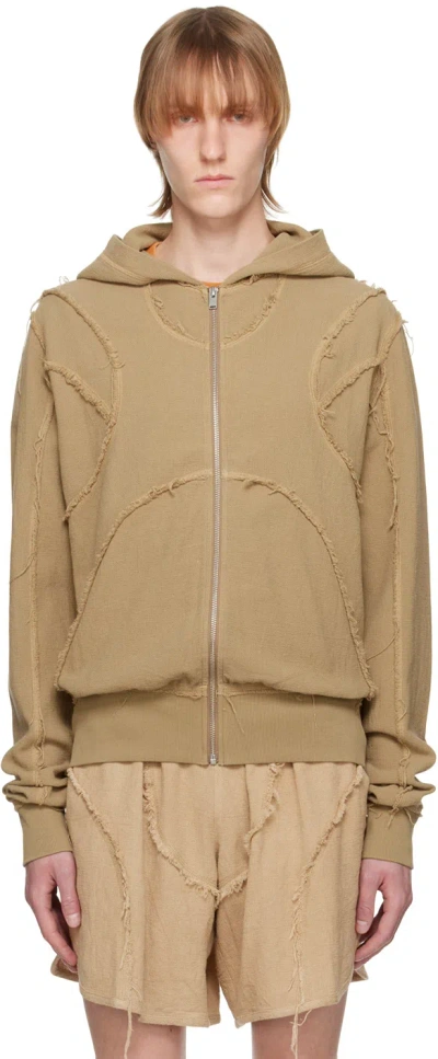 Misbhv Beige Jordan Barrett Edition Zipped Hoodie