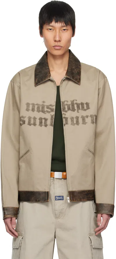 Misbhv Beige 'sunburn' Work Jacket